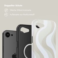 Selencia Vivid Rückabdeckung mit MagSafe Apple iPhone 16e - Desert Waves Beige
