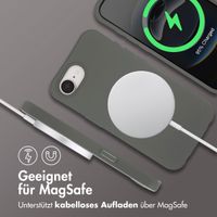 imoshion Color Backcover mit abnehmbarem Handykette und MagSafe Apple iPhone 16e - Black Coffee