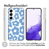 imoshion Design Hülle für das Samsung Galaxy S23 - Retro Blue Flowers