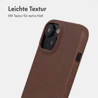 imoshion Texture Backcover Apple iPhone 15 - Dunkelbraun