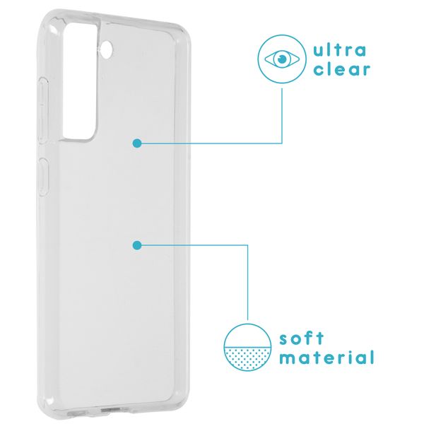 imoshion Gel Case für das Samsung Galaxy S21 FE - Transparent