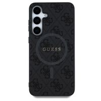 Guess Classic 4G Logo Backcover MagSafe Samsung Galaxy S25 - Schwarz