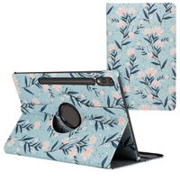 imoshion 360° drehbare Design Klapphülle Samsung Galaxy Tab S10 Plus / Tab S9 FE Plus / Tab S9 Plus - Flowers