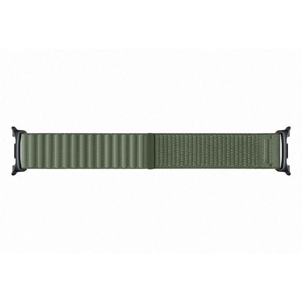 Samsung Original Fabric Armband für  Samsung Galaxy Watch 9 (40/44mm) / Watch 8 (40/44mm) / Classic (46mm) - Größe M/L - Olive