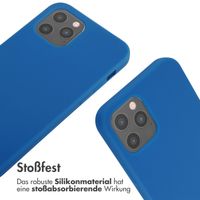 imoshion SilikonHülle mit Band Apple iPhone 12 (Pro) - Blau