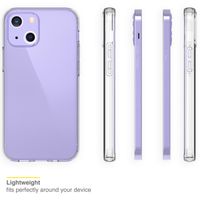 Accezz TPU Clear Cover für das iPhone 13 Mini - Transparent