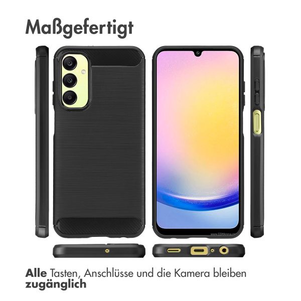 imoshion Brushed Back Cover Samsung Galaxy A25 (5G) - Schwarz