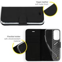 Accezz Wallet TPU Klapphülle Oppo A74 (5G) / A54 (5G) - Schwarz