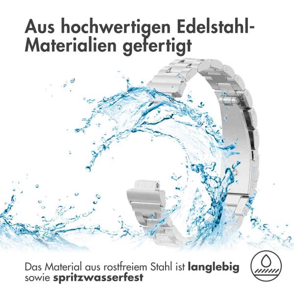 imoshion Edelstahlarmband für das Fitbit Inspire 2 / HR / ACE2 / ACE3 - Silber