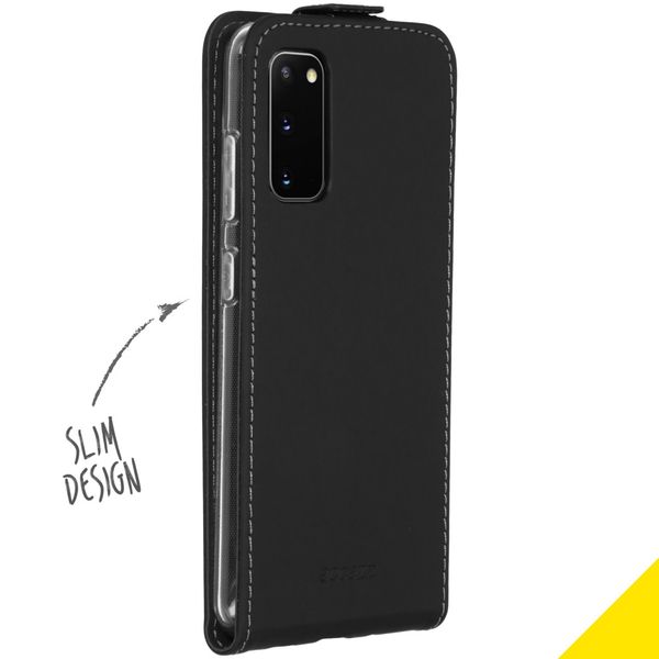 Accezz Flip Case Samsung Galaxy S20 - Schwarz
