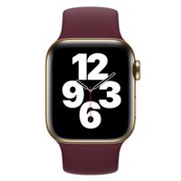 Apple Silikon Solo Loop für  Apple Watch | 44/45/46/49 mm - Größe 10 - Plum