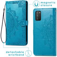 imoshion Mandala Klapphülle Xiaomi Poco M3 - Türkis