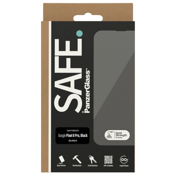 SAFE by PanzerGlass Ultra-Wide Fit Displayschutz für das Google Pixel 8 Pro