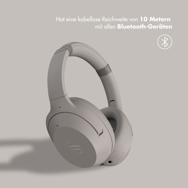 Selencia Urban Play Wireless Bluetooth Kopfhörer - Drahtloser Over-Ear Kopfhörer - mit Active Noise Cancelling - Cosy Grey