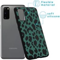 imoshion Design Hülle Samsung Galaxy S20 - Leopard - Grün / Schwarz