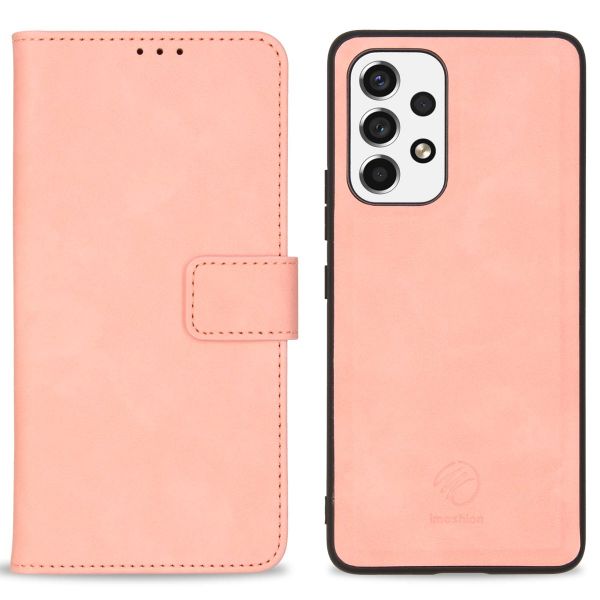 imoshion Entfernbare 2-1 Luxus Klapphülle für das Samsung Galaxy A53 - Rosa