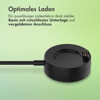 imoshion Ladestation für die Garmin Smartwatch | USB-A-Ladekabel - 2 Meter - Schwarz