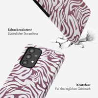 Selencia Vivid Tough Back Cover für das Samsung Galaxy A53 - Trippy Swirl Dark Rose