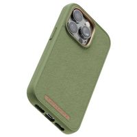 Njorð Collections Wildleder Comfort+ Case für das iPhone 14 Pro - Olive