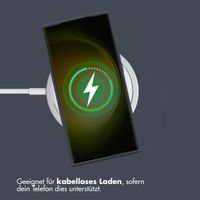 Accezz Liquid Silikoncase Samsung Galaxy S23 Ultra - Dunkelblau