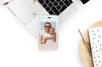Gestalte deine eigene Compact Gel Klapphülle Huawei P20 Lite - Weiß
