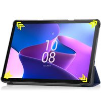 imoshion Trifold Klapphülle für das Lenovo Tab M10 (3rd gen) - Dunkelblau