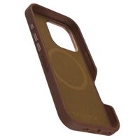 OtterBox Symmetry Cactus Leder Back Cover MagSafe für das iPhone 16 pro - Rich Adobe Brown