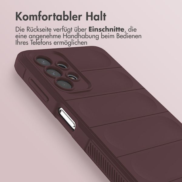 imoshion EasyGrip Back Cover für das Samsung Galaxy A32 (5G) - Aubergine