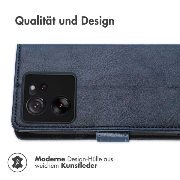 imoshion Luxuriöse Klapphülle Xiaomi 13T / 13T Pro - Dunkelblau
