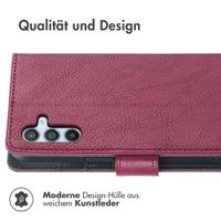 imoshion Luxuriöse Klapphülle Samsung Galaxy A34 (5G) - Bordeaux