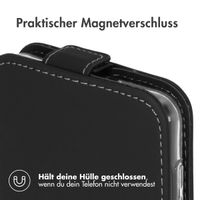 Accezz Flip Case Samsung Galaxy A12 - Schwarz