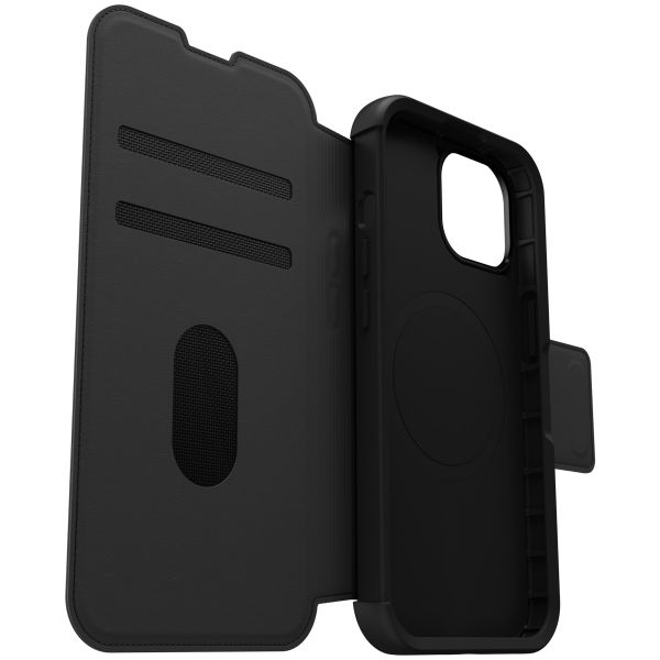 OtterBox Strada-Klapphülle MagSafe Apple iPhone 15 - Schwarz