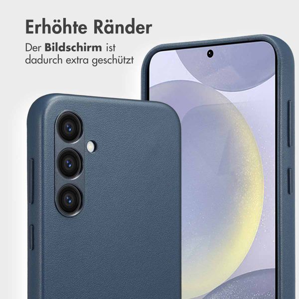 Accezz 2-in-1 Klapphülle aus Leder mit MagSafe Samsung Galaxy S24 Plus - Nightfall Blue