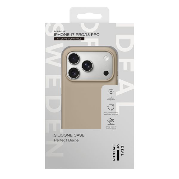 iDeal of Sweden Silikonhülle mit MagSafe Apple iPhone 18 Pro / 17 Pro - Perfect Beige