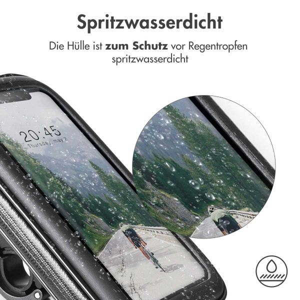 Accezz Handyhalterung Fahrrad für das iPhone 6 Plus - universell - mit Gehäuse - schwarz