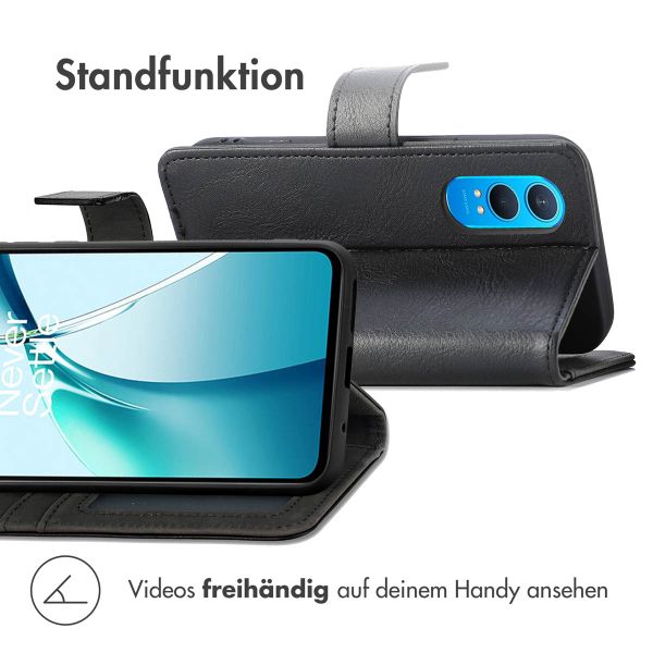 imoshion Luxuriöse Klapphülle OnePlus Nord CE 4 Lite 5G - Schwarz