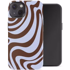Selencia Vivid Back Cover Apple iPhone 13 - Dream Swirl Chocolate
