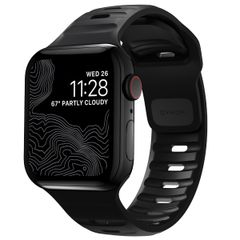 Nomad Sport Armband FKM für das  Apple Watch Series 1 t/m 11 / SE / Ultra (44/45/46/49 mm) - Schwarz