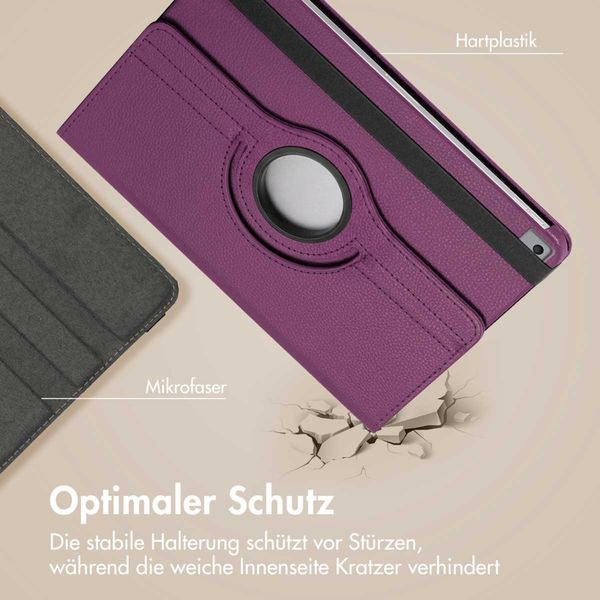 imoshion 360° drehbare Klapphülle Apple iPad Air 3 (2019) / Pro 10.5 (2017) - Violett
