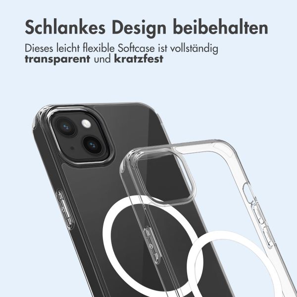 imoshion Protective Back Cover mit MagSafe iPhone 15 Plus - Transparent