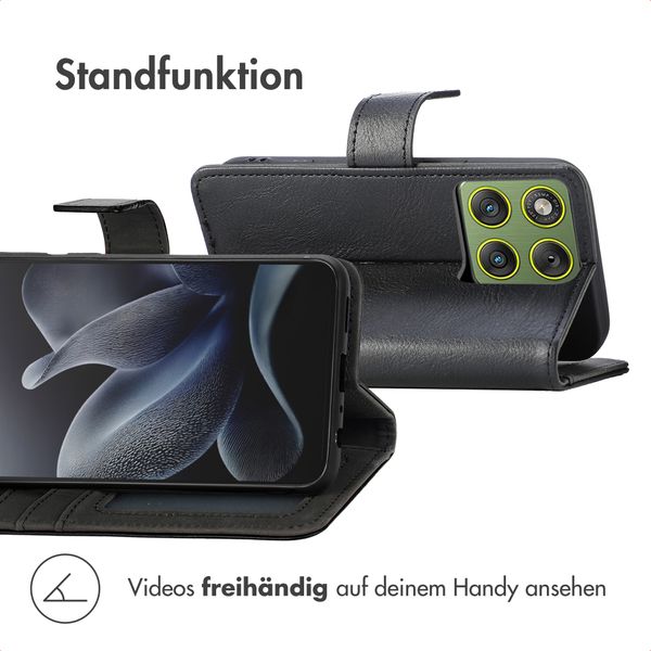 imoshion Luxuriöse Klapphülle Motorola Edge 70 - Schwarz