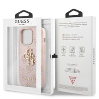 Guess 4G Metal Logo Back Cover Apple iPhone 13 Pro Max - Rosa