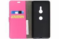 TPU Klapphülle Rosa für Sony Xperia XZ3