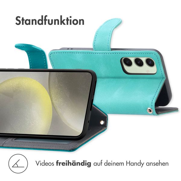 imoshion Klapphülle mit Kordel Samsung Galaxy S24 FE - Türkis