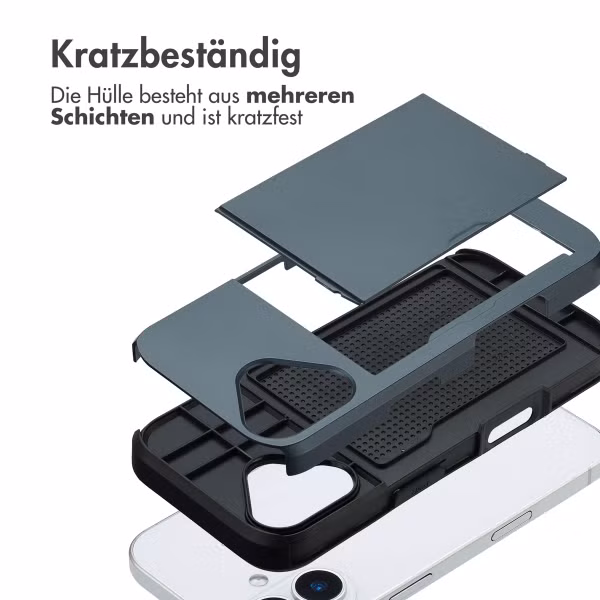 imoshion Backcover mit Kartenfach Apple iPhone 17 - Dunkelblau