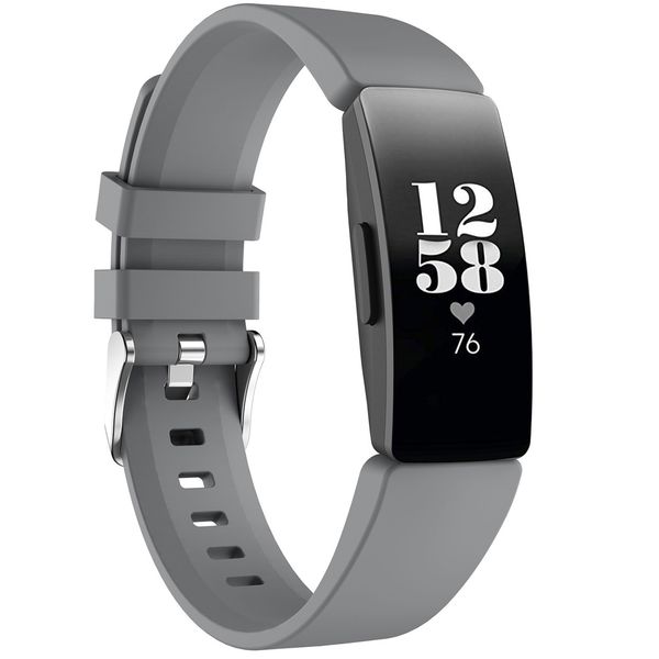 imoshion Silikonband für die Fitbit Inspire - Grau