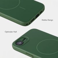 Accezz Grip Backcover mit MagSafe Apple iPhone 17e / 16e - Dunkelgrün