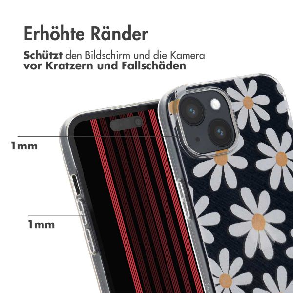 imoshion Design Hülle für das iPhone 15 - Daisy flower