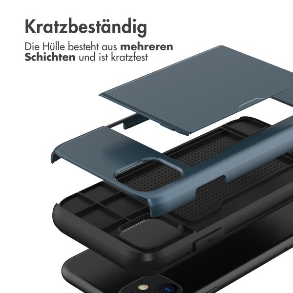 imoshion Backcover mit Kartenfach Apple iPhone 11 - Dunkelblau