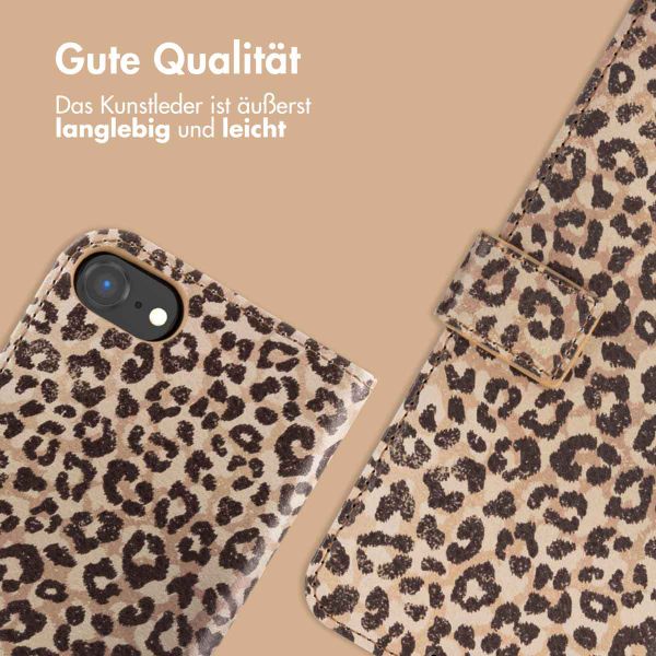 imoshion Design Klapphülle Apple iPhone 16e - Leopard Mood